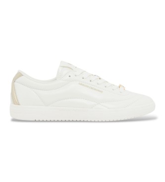 A|X Armani Exchange Låga sneakers med snörning och vita metallicdetaljer