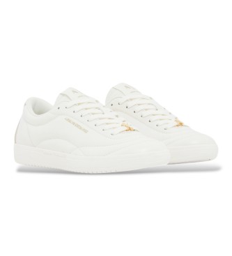 A|X Armani Exchange Låga sneakers med snörning och vita metallicdetaljer