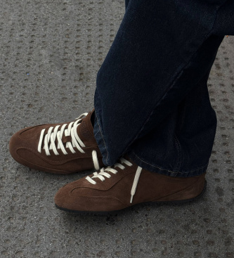 Axel Arigato Sneaker Daze Runner in camoscio marrone
