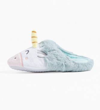 Aznar Innova Unicorn slippers white