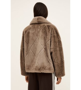 BA&SH Pinie taupe coat