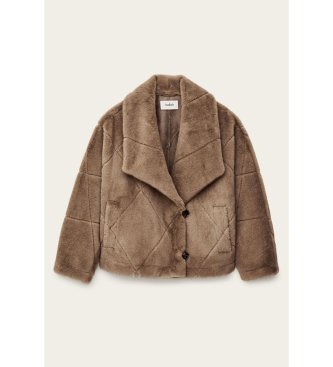 BA&SH Pinie taupe coat