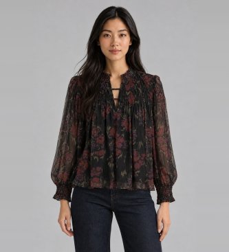 BA&SH Blus Douce svart