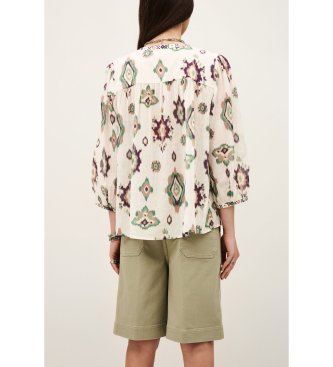 BA&SH Blusa Odelie beige