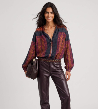 BA&SH Blusa Olivio multicolor