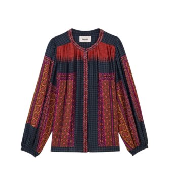 BA&SH Blusa Olivio multicolor