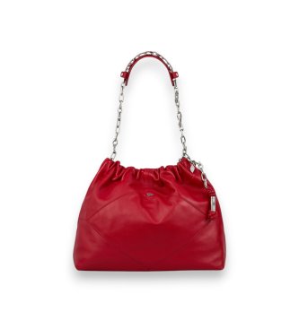 BA&SH June rdeča usnjena torba