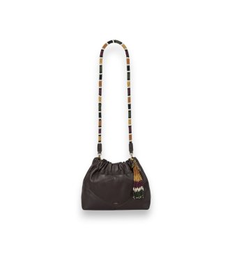 BA&SH Mini tote bag de camurça June 