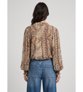 BA&SH Camicia Cleo beige