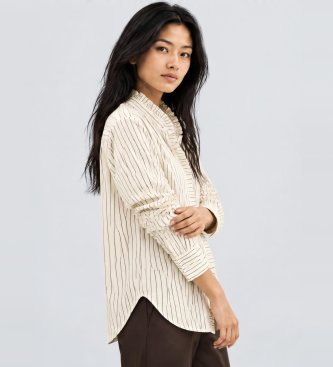 BA&SH Camicia Elvire beige