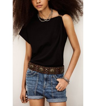 BA&SH Camiseta Allia negro