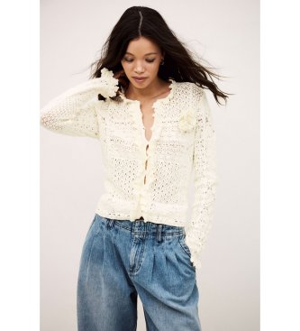 BA&SH Kardigan Soria beżowy