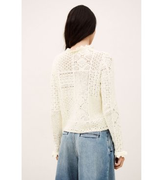 BA&SH Kardigan Soria beżowy