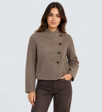 BA&SH Chaqueta Kemelia marrón