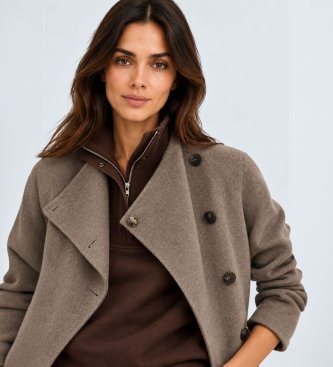 BA&SH Chaqueta Kemelia marrón