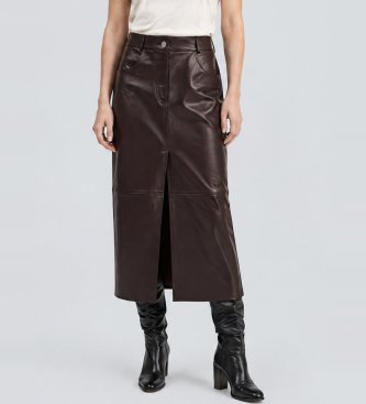 BA&SH Kjol Solene aubergine