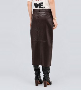 BA&SH Kjol Solene aubergine