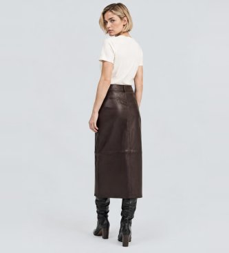 BA&SH Kjol Solene aubergine