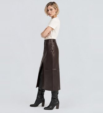 BA&SH Kjol Solene aubergine
