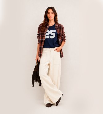 BA&SH Jeans Zoel gebroken wit