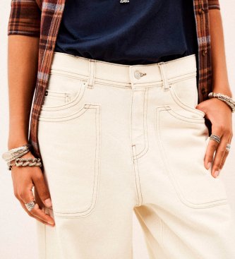 BA&SH Jeans Zoel gebroken wit