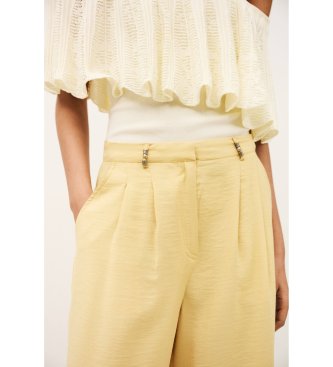 BA&SH straight trousers Deana yellow
