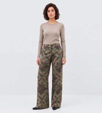 BA&SH Pantalón Remea caqui-Hose