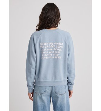 BA&SH Lichtblauwe Swing-sweater