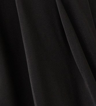 BA&SH Satiniertes Top Cadie schwarz