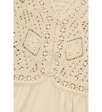 BA&SH Abito color sabbia