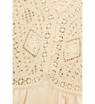 BA&SH Abito beige Sonia