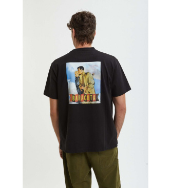 Baracuta Camiseta Britain Rainwear preto