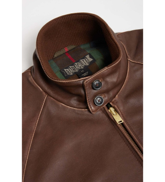 Baracuta Rjava usnjena jakna G9