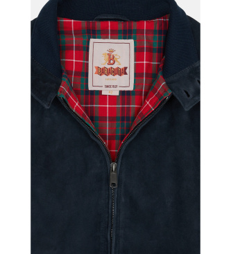 Baracuta Usnjena jakna G9 navy