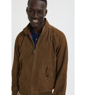 Baracuta Usnjena jakna G9 temno rjava