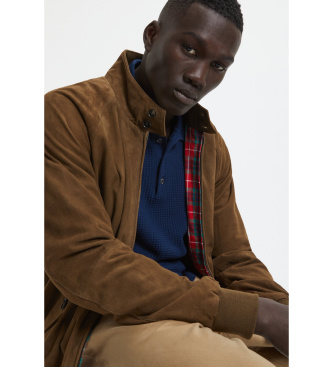 Baracuta Usnjena jakna G9 temno rjava