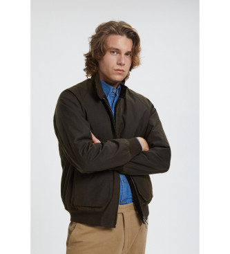 Baracuta Kurtka G9 Pocket Enserado ciemnobrązowa