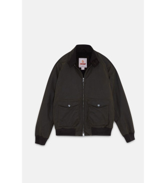 Baracuta Kurtka G9 Pocket Enserado ciemnobrązowa