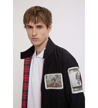 Baracuta Chaqueta Gavin Watson Patches negro