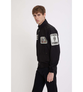 Baracuta Chaqueta Gavin Watson Patches negro
