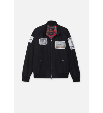 Baracuta Chaqueta Gavin Watson Patches negro