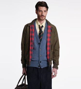 Baracuta Olivgrüne Harrington-Jacke G9