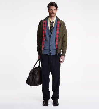 Baracuta Olivgrüne Harrington-Jacke G9