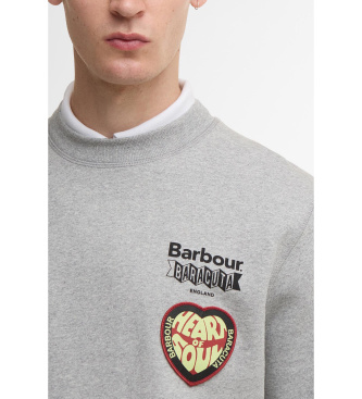 Baracuta Barbour x Baracuta Severna siva majica