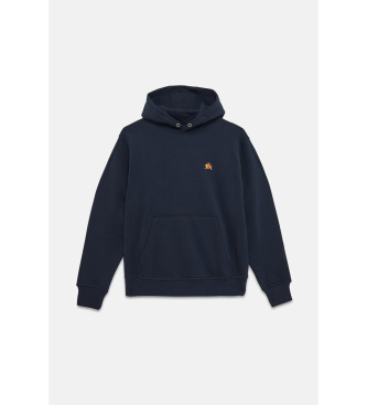 Baracuta Mikina s kapuco z logotipom iz mornariške volne