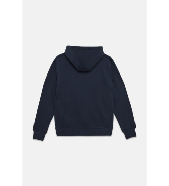 Baracuta Mikina s kapuco z logotipom iz mornariške volne