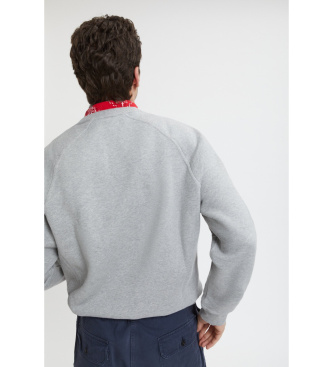 Baracuta Mikina z logotipom siva