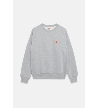 Baracuta Mikina z logotipom siva