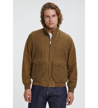 Baracuta Kurtka woskowana G9 Pocket brązowa
