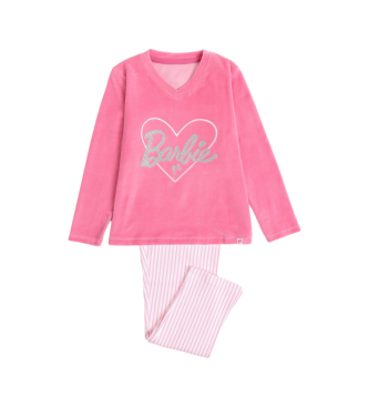 Aznar Innova Pyjama  manches longues Love Pink rose